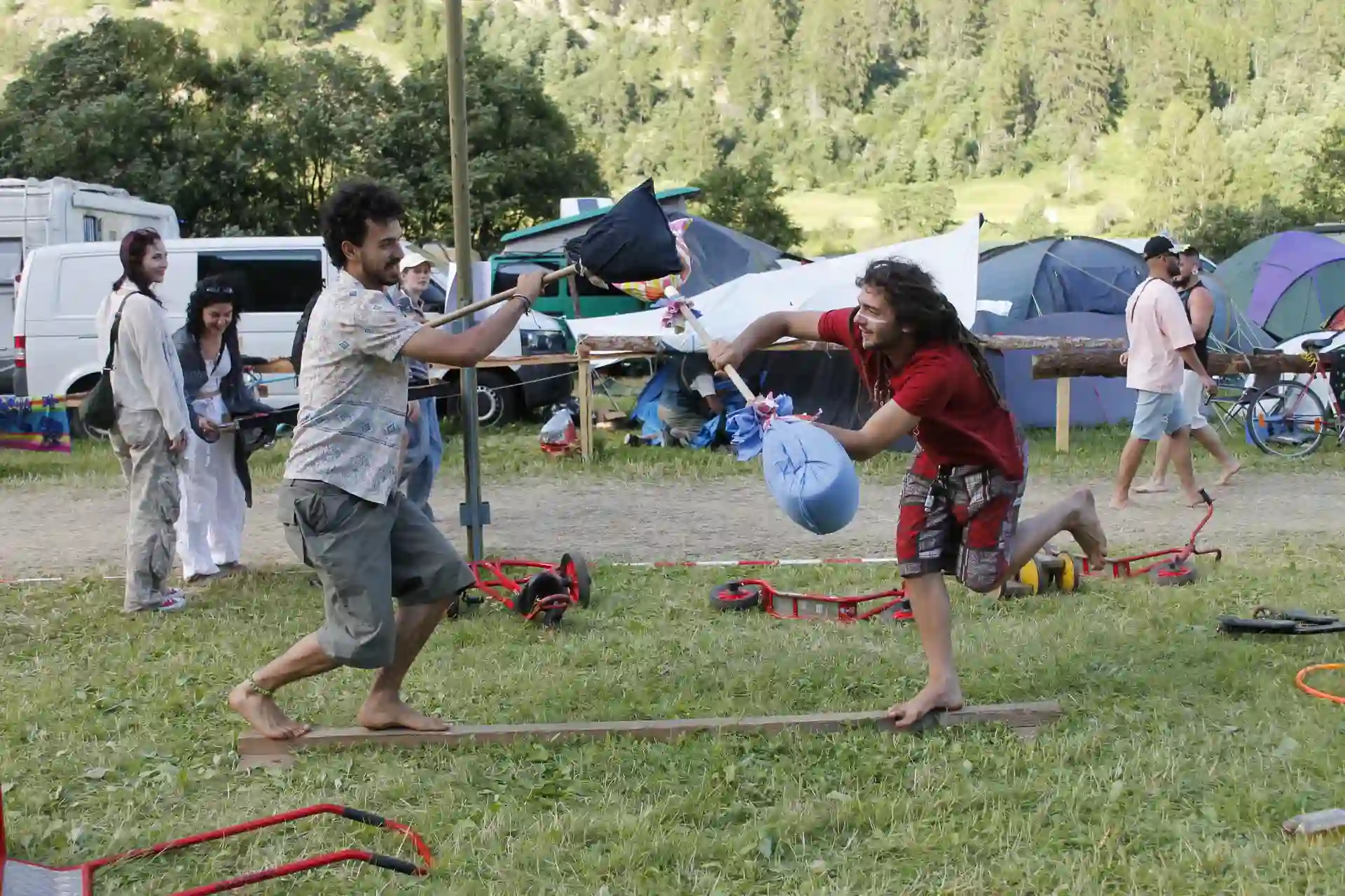 Festival adults enjoying playtime and creative workshops - Image 9
